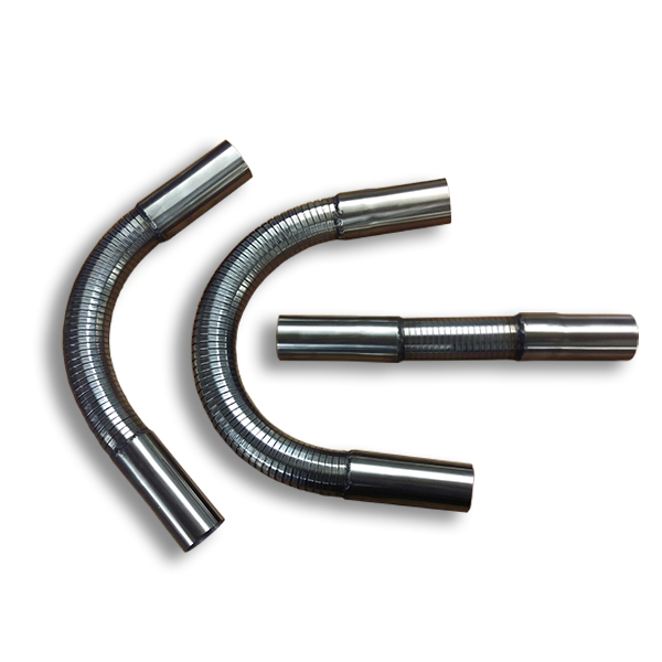 Polylock Exhaust Flexible Stainless Steel Tube with Stub Ends T304 High Quality 2.75 x 10 70mm x 250mm 